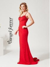 AF3318 Dress - Red (Angel Forever)